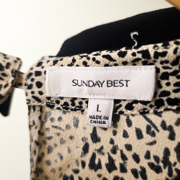 Sunday Best Leopard Print Collared Shirt - Picture 2 of 6